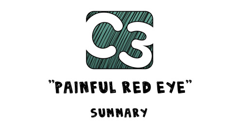 C3: Painful Red Eye (Visual Summary) Artwork
